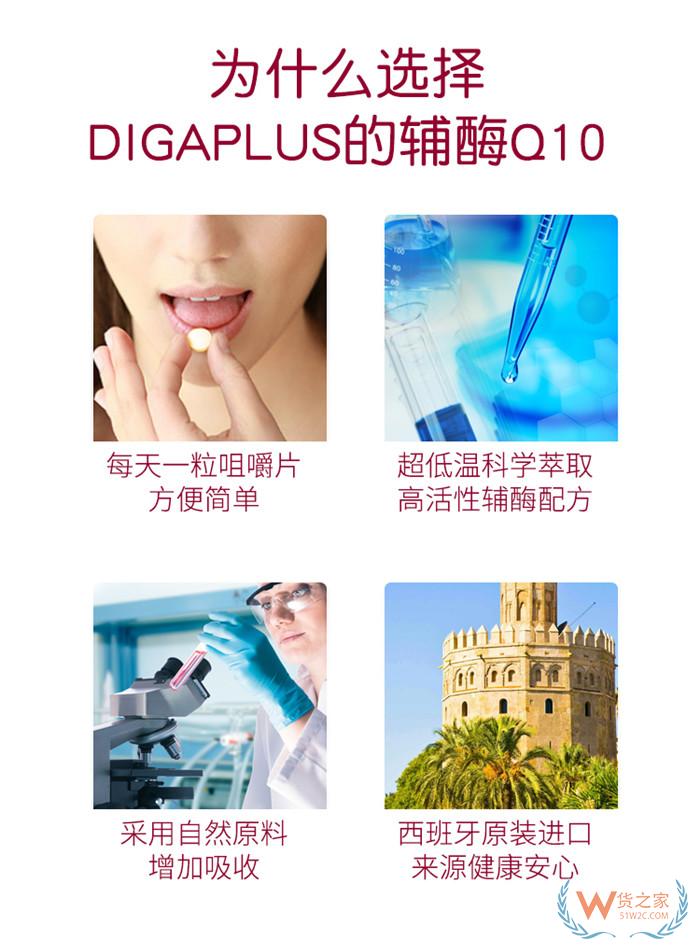 西班牙DIGAPLUS輔酶Q10咀嚼片30粒/盒